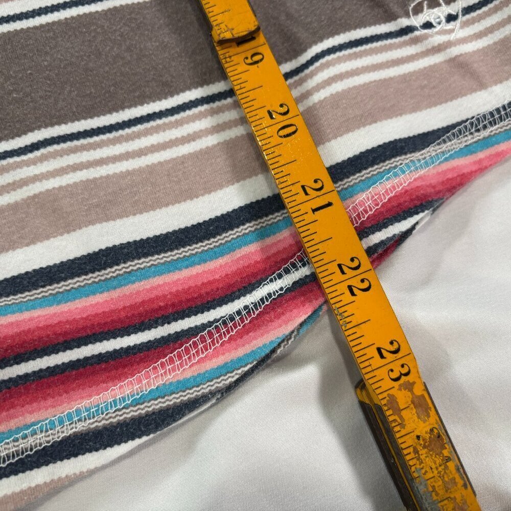 Ariat Striped Hooded Long Sleeve Pullover Shirt Size Large Lot N - Picture 5 of 7